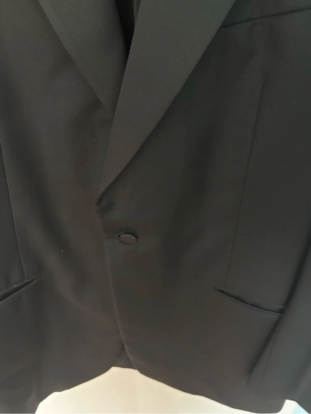 Ermenegildo Zegna Black Single-Button Blazer - Picture 4 of 6